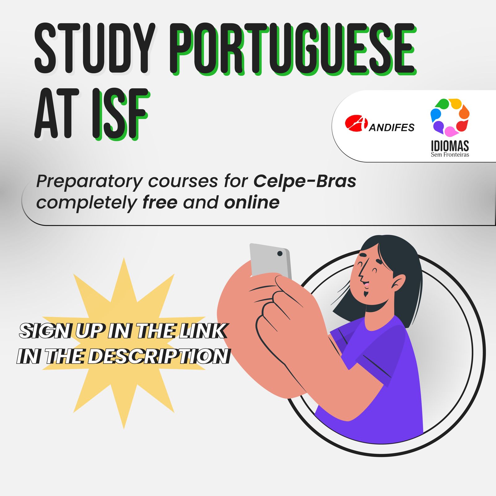 Idiomas sem Fronteiras – Português para estrangeiros e Português