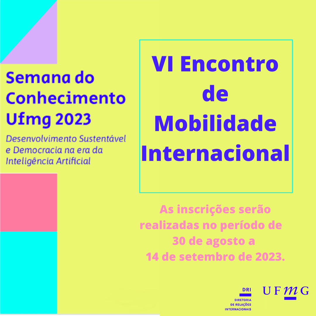 SEMANA DO CONHECIMENTO UFMG 2023