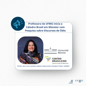 Ana Larissa Oliveira, professora excepcional da Faculdade de Ciências Humanas da Universidade Federal de Minas Gerais (UFMG), será a nova ocupante da Cátedra Brasil na Universidade de Münster, que este ano será recebida pela Profa. Dra. Julia Metag no Instituto de Ciências da Comunicação. No âmbito desta cátedra de 12 meses, a professora Ana Larissa continuará sua pesquisa em Münster sobre o tema “The new boundaries of the sayable in political discourse: the language of conflict as a challenge to pluralist societies“. A pesquisa se concentra nos efeitos do discurso de ódio e dos ataques verbais contra minorias - um tópico que está se tornando cada vez mais importante em todo o mundo. A Cátedra Brasil é financiada pela CAPES e tem como objetivo fortalecer a cooperação bilateral em pesquisa e criar redes entre pesquisadores do Brasil, de Münster e da Alemanha como um todo. A UFMG é uma das universidades parceiras mais importantes da Universidade de Münster e a alma mater da última professora visitante da Cátedra Brasil na Faculdade de Medicina. A pesquisa da professora Oliveira concentra-se na análise de como a linguagem de conflito e os discursos de ódio afetam diretamente democracias, principalmente em sociedades polarizadas. Como parte de sua pesquisa, ela já colaborou com acadêmicos de várias universidades no Brasil e no mundo. Nesse contexto, a cátedra visa uma abordagem de pesquisa interdisciplinar que inclui um diálogo com várias áreas, como ciência da educação, ciência da comunicação e ciência política. Esse projeto oferece uma oportunidade de contribuir significativamente para a compreensão e a atenuação dos efeitos negativos do discurso de ódio e dos ataques verbais em diferentes contextos, em que é esperado um alto valor agregado científico, especialmente devido às diversas perspectivas. Durante sua estadia na Alemanha, que começará em fevereiro de 2025 e se estenderá até janeiro de 2026, a Profa. Oliveira estará acompanhada por dois bolsistas: um doutorando e uma pesquisadora de pós-doutorado, que passarão seis e doze meses, respectivamente, em Münster. As atividades dos dois jovens pesquisadores brasileiros em Münster multiplicarão as oportunidades de troca de conhecimento e experiência e de networking com estudantes e pesquisadores dos diversos institutos da universidade. A chamada da Cátedra Brasil na Universidade de Münster na rodada 2024/25 sobre o tema “Pluralidade Agonística. Deep disagreements and fundamental conflicts as a challenge to pluralist societies” – um dos novos focos de pesquisa da Universidade de Münster – foi extremamente competitiva e a professora está muito satisfeita com seu sucesso: “Eu não tinha grandes expectativas de sucesso, mas também não considerava o sucesso algo impossível; caso contrário, não teria me inscrito”, comentou Oliveira em entrevista à CAPES. Informações sobre as atividades planejadas pela equipe da Cátedra CAPES Brasil serão publicadas regularmente em nossos canais. Mais informações: CAPES Brazil Chair Professora da UFMG é selecionada para Cátedra na Alemanha Confira a notícia original.