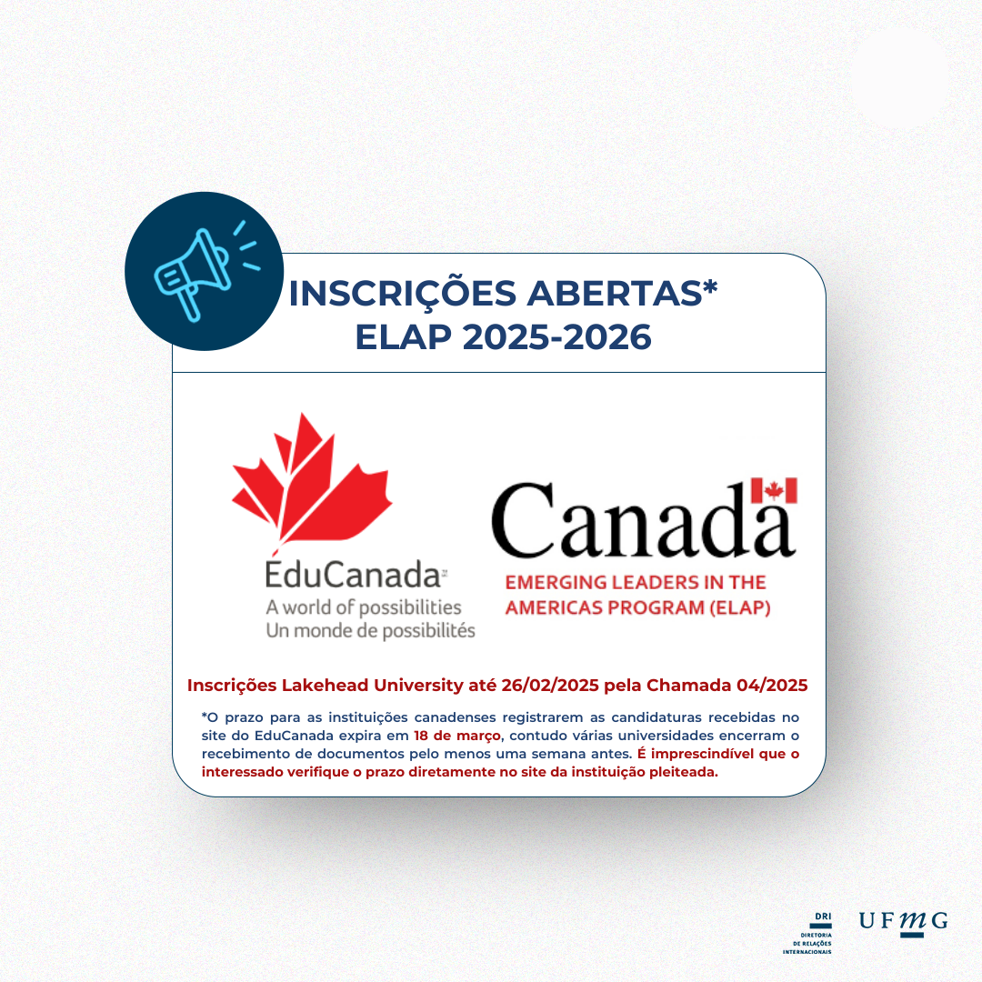 Abertas as inscrições para o Emerging Leaders in the Americas Program (ELAP) – 2022-2023