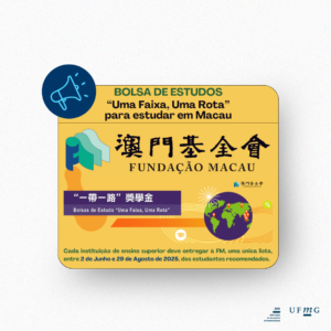  A Fundação Macau abriu inscrições para a Bolsa de Estudo “Uma Faixa, Uma Rota” destinada ao ano letivo de 2025/2026. O programa oferece apoio financeiro a estudantes de diversos países, incluindo o Brasil, interessados em cursar uma graduação em instituições de ensino superior na Região Administrativa Especial de Macau, na China. O programa disponibiliza um montante anual de 100.000 MOP$ por estudante, com um total de 10 vagas oferecidas anualmente. Instituições participantes Os estudantes podem escolher entre diversas universidades e institutos de ensino, incluindo: Universidade de Macau Universidade Politécnica de Macau Universidade de Turismo de Macau Universidade de Ciência e Tecnologia de Macau Universidade da Cidade de Macau Universidade de São José Instituto de Enfermagem Kiang Wu de Macau Processo de candidatura As inscrições ocorrem entre 2 de junho e 29 de agosto de 2025. Para se candidatar, os interessados devem: Ser admitidos e recomendados por uma das instituições de ensino superior de Macau. Ter sua candidatura encaminhada pelos postos diplomáticos e consulares da China ou pelos serviços públicos de educação competentes. Ter sua aprovação confirmada pela Fundação Macau. A avaliação da documentação ocorre em setembro, e os resultados finais serão divulgados até o fim do mesmo mês. Contato e mais informações A Fundação Macau é responsável pela administração do programa. Interessados podem obter mais informações através dos canais de atendimento: Endereço: Rua das Schimas, No.108, Edifício de Escritórios do Governo (Coloane), 7º andar, Coloane, Macau Telefone: 853-87950920 / 853-87950913 E-mail: dgaf_info@fm.org.mo Horário de atendimento: Segunda a quinta-feira, das 09h00 às 13h00 e das 14h30 às 17h45; Sexta-feira, das 09h00 às 13h00 e das 14h30 às 17h30 Para mais detalhes, consulte: Regulamento da Bolsa (conferir Capítulo V); Site da Fundação Macau.