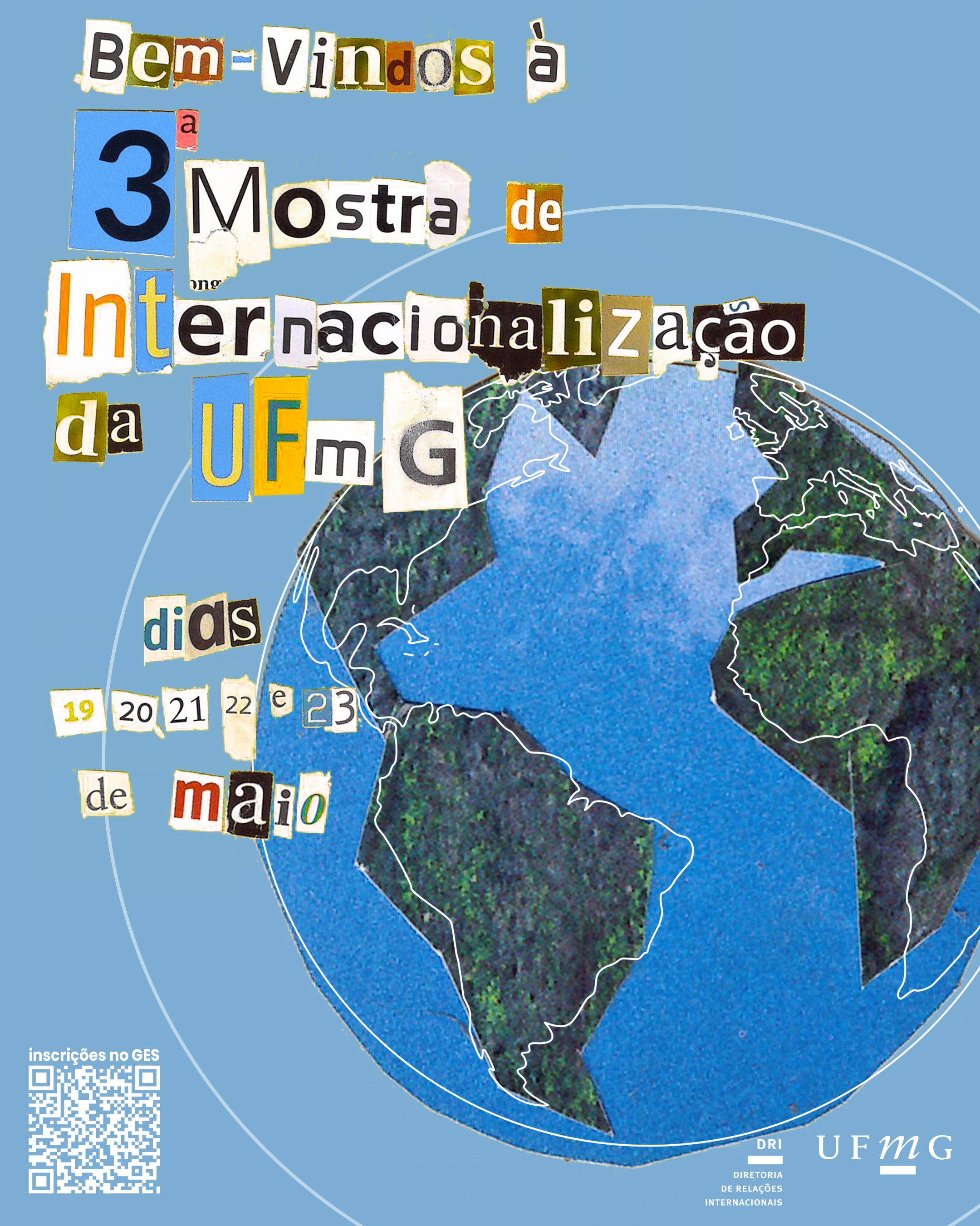 A Diretoria de Relações Internacionais da Universidade Federal de Minas Gerais (DRI/UFMG) torna pública esta Chamada destinada ao evento extensionista “III Mostra de Internacionalização da UFMG”. A III Mostra coloca em pauta a internacionalização do ensino superior, proporcionando a estudantes e pesquisadores brasileiros e internacionais importantes diálogos e experiências, que visam expandir concepções de mundo e estreitar relações entre as nações e as áreas do conhecimento. O evento contemplará diversas atividades simultâneas, associadas às práticas culturais e educativas de estudantes nacionais e internacionais, bem como da comunidade externa. Haverá a participação da “Feira da UFMG: produtos artesanais e agricultura familiar”, organizada pelo Departamento de Gestão Ambiental da UFMG (DGA/UFMG); e da “Feira Cio da Terra”, organizada pelo Coletivo de Mulheres Migrantes, e o encerramento contará com a presença do Cônsul-geral do Japão no Rio de Janeiro, Sr. Takashi Manabe. Esta edição será realizada entre os dias 19 e 23 de maio de 2025, no Auditório Nobre do CAD1, no Auditório da Reitoria e na Praça de Serviços, no Campus Pampulha da UFMG. As inscrições são gratuitas e poderão ser feitas entre os dias 09 de maio de 2025 e 16 de maio de 2025. A Mostra contará com (i) Workshop de Mobilidade Internacional, (ii) Encontro com o Cônsul do Japão, (iii) Concurso de Culinária Internacional, (iv) Show de Talentos, (v) Exposição de Internacionalização, e (vi) Palestras que, em conjunto, viabilizam a integração de estudantes, comunidade acadêmica e público externo, contribuindo para a  internacionalização da instituição, fortalecendo laços de cooperação internacional e agregando competências internacionais e interculturais. Confira aqui a Chamada 10/2025.