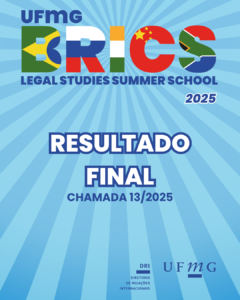A Diretoria de Relações Internacionais (DRI) da UFMG torna público o resultado final da Chamada 13/2025.  Confira o resultado final aqui.