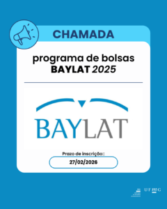    O Centro Universitário Bávaro para a América Latina (BAYLAT) abre inscrições para o programa de bolsas BAYLAT 2025, referente ao semestre de verão de 2026 e ao semestre de inverno de 2026/2027.  O Centro Universitário da Baviera para América Latina (BAYLAT) é uma organização do Ministério de Ciência e Arte do Estado Livre da Baviera.  O BAYLAT estabelece contato entre instituições de ensino superior da Baviera e da América Latina, divulga a Baviera como centro de tecnologia e de inovação, assim como promove a cooperação científica e acadêmica com a América Latina.  O BAYLAT tem a sua sede na Friedrich-Alexander-Universität Erlangen-Nürnberg (FAU).   Resumo da chamada:  Elegibilidade/Países: Estudantes de universidades de países da América Latina que planejam realizar um período de pesquisa em uma universidade parceira na Baviera como parte de sua tese (bacharelado, mestrado ou doutorado) podem se candidatar.  Bolsa/Duração da estadia: A bolsa oferece um máximo de € 992 por mês para uma estadia de um a cinco meses (o valor máximo da bolsa foi calculado para atender, de forma geral, aos requisitos financeiros para a obtenção de um visto de estudante para a Alemanha) e um prêmio único de seguro de € 200.  Idioma: O idioma de trabalho será determinado pelas instituições anfitriãs na Baviera.  Prazo de inscrição: sexta-feira, 27 de fevereiro de 2026 (15h CET).  Confira aqui a chamada.  Saiba mais em: http://www.uni-augsburg.de