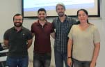 Professor Douglas Pires, Wallison de Araújo, Professor Fabiano Pais e Professora Laila Nahum