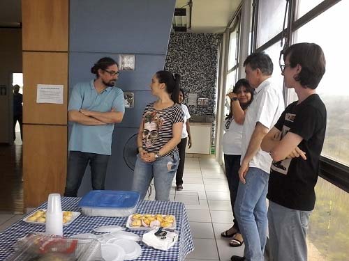 Leo, Poliana, Rosa, Carlos Alfeu e Alan