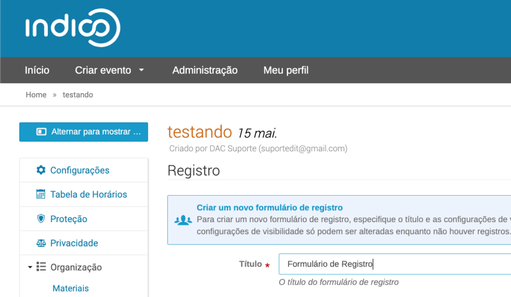 indico registro 16