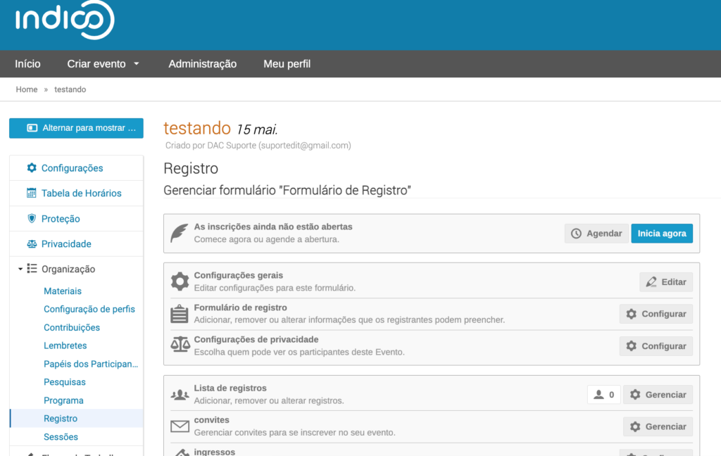 indico registro 17