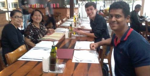 Edir, Takeda, Alan Jovane e Antônio Higino