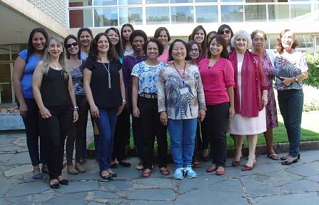 Rosilene, Aída, Flávia, Aeda, Soraya, Érika, Carol, Eliz, Karina, Denise, Takeda, Lucimara, Thalita, Ana, Rosa, Vicentina, Diva e Lelé