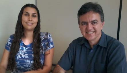 Carolina Santos e Carlos Alfeu