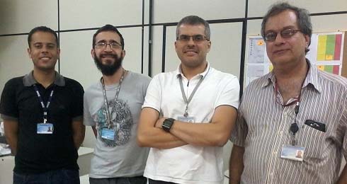 Ivan, André, David e Frota