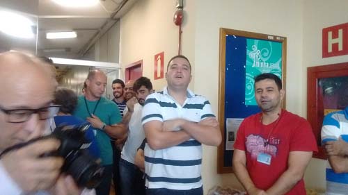 Renato Righi, Bruno César, Leandro Assis, Bruno Gomes, Aaron, Felipe e Gladson