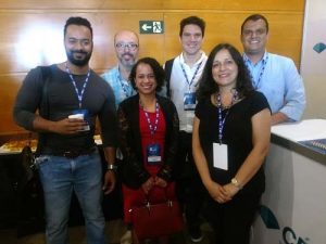 Thiago Moreira, Max, Karina, Thiago Diniz, Soraya e Rafael Rocha