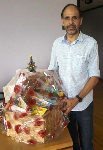 Raimundo, o feliz ganhador da Cesta número 1
