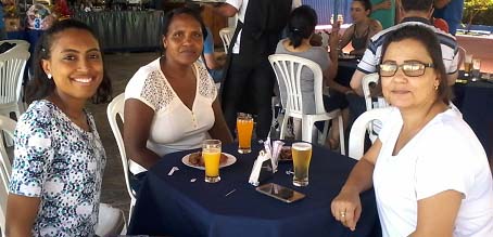 Patrícia, Maria Helena e Lucimara