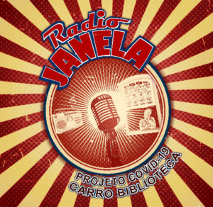 Logo Rádio Janela - Projeto COVID-19 - Carro Bilioteca