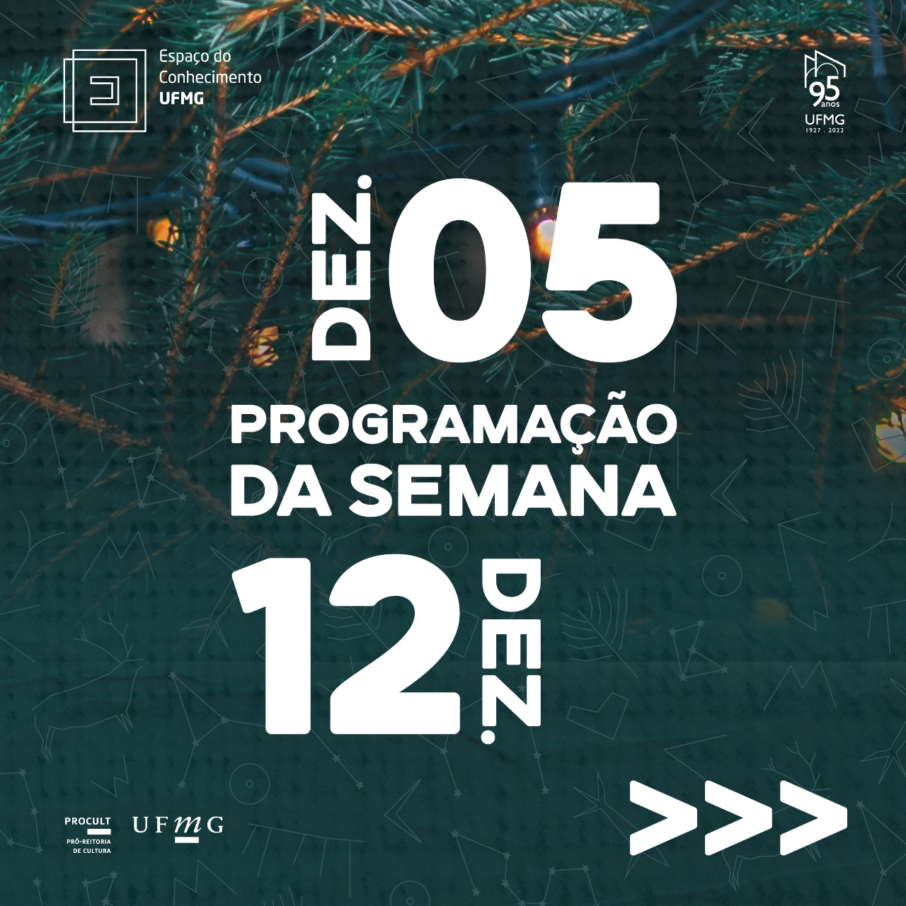 Programação de dezembro (2023) – Espaço do Conhecimento UFMG