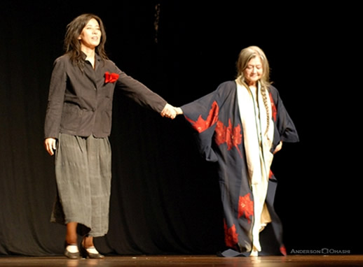 Emilie Sugai e Dorothy Lenner: fragmentos de mem�rias (Foto: Anderson Ohashi)