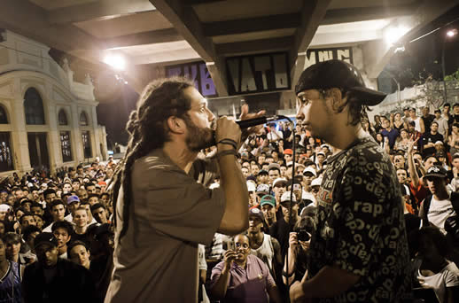 Duelo de MCs  um importante movimento cultural de Belo Horizonte (Foto: Rafael Vilela)