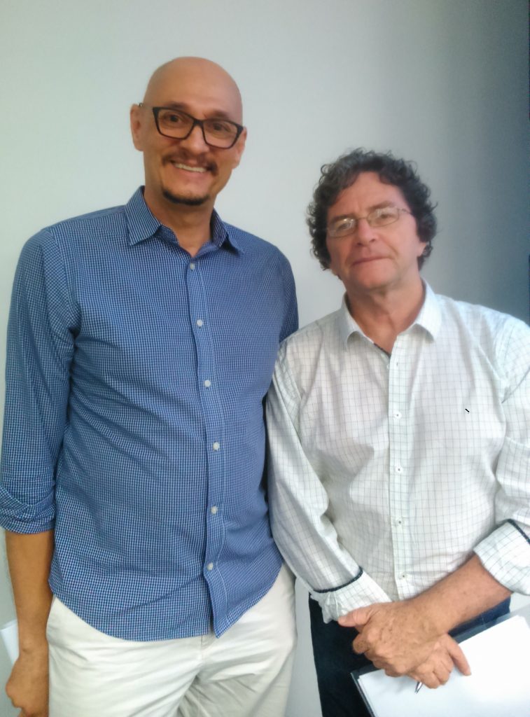 Sérgio Dias Cirino e Ildeu de Castro Moreira. Foto: Priscila Nardy.
