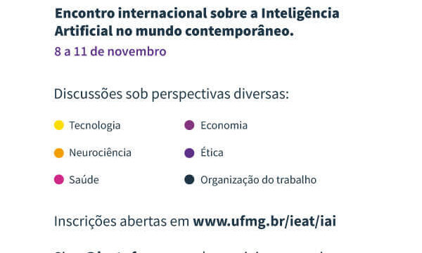 Série de Seminários UFMG Inteligência e Inteligência Artificial – 8 a 11 de novembro de 2022