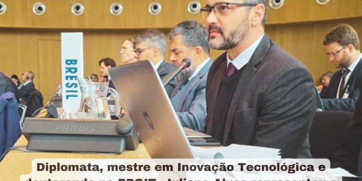Diplomata, mestre em Inovação Tecnológica e doutorando no PPGIT, Juliano Alves representou o Brasil nas discussões da HCCH