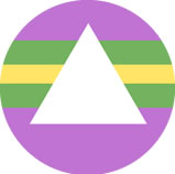 Bandeira Circular Intersexualidades