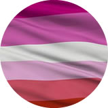 Bandeira Circular Lésbica