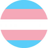 Bandeira Circular Transgênero ou Transexual