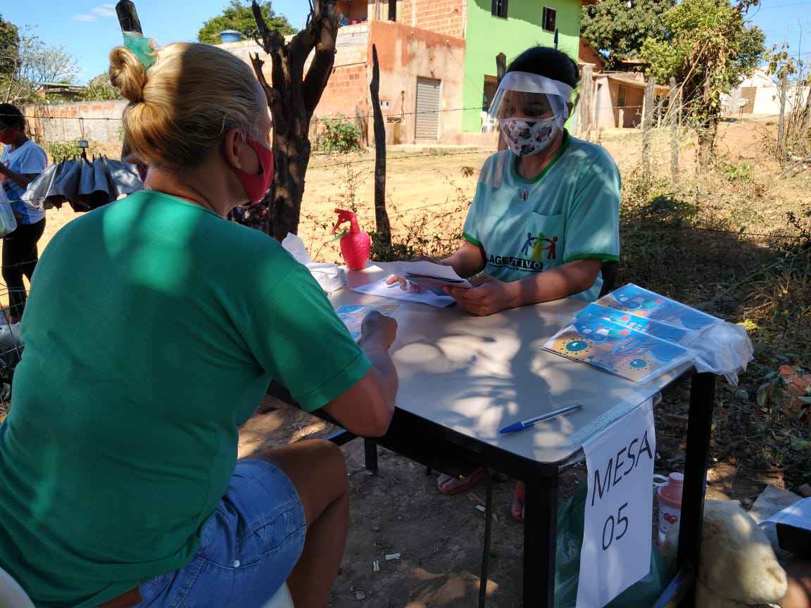 Projeto de extensão ‘Combate à Pandemia do Coronavírus na Região do ICA/UFMG’ distribui alimentos, produtos de higiene e cartilhas a famílias de baixa renda | Foto: Godofredo Junior / ICA