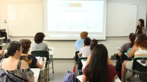 Aula no Instituto Confúcio da UFMG | Foto: TV UFMG