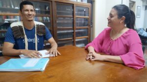 Edmar Xakriabá e Daniela Muradas: mecanismos de solução inspirados pela sabedoria ancestral dos indígenas | Foto: Itamar Rigueira Jr.