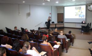 Gestão da Proex frisou os avanços e as perspectivas da extensão da UFMG | Foto: Eduardo Maia/Proex 