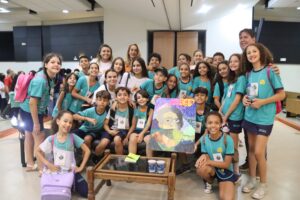 Educação básica em visita à Universidade na UFMG Jovem | Foto: Eduardo Maia/Proex