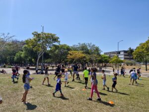 Atividades recreativas e esportivas ocuparão o gramado da Reitoria | Foto: Ceca Esportes/UFMG Atividades recreativas e esportivas ocuparão o gramado da Reitoria | Foto: Ceca Esportes/UFMG