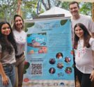 Equipe do projeto no lançamento do livro Timó Foto Tem Bicho no Parque