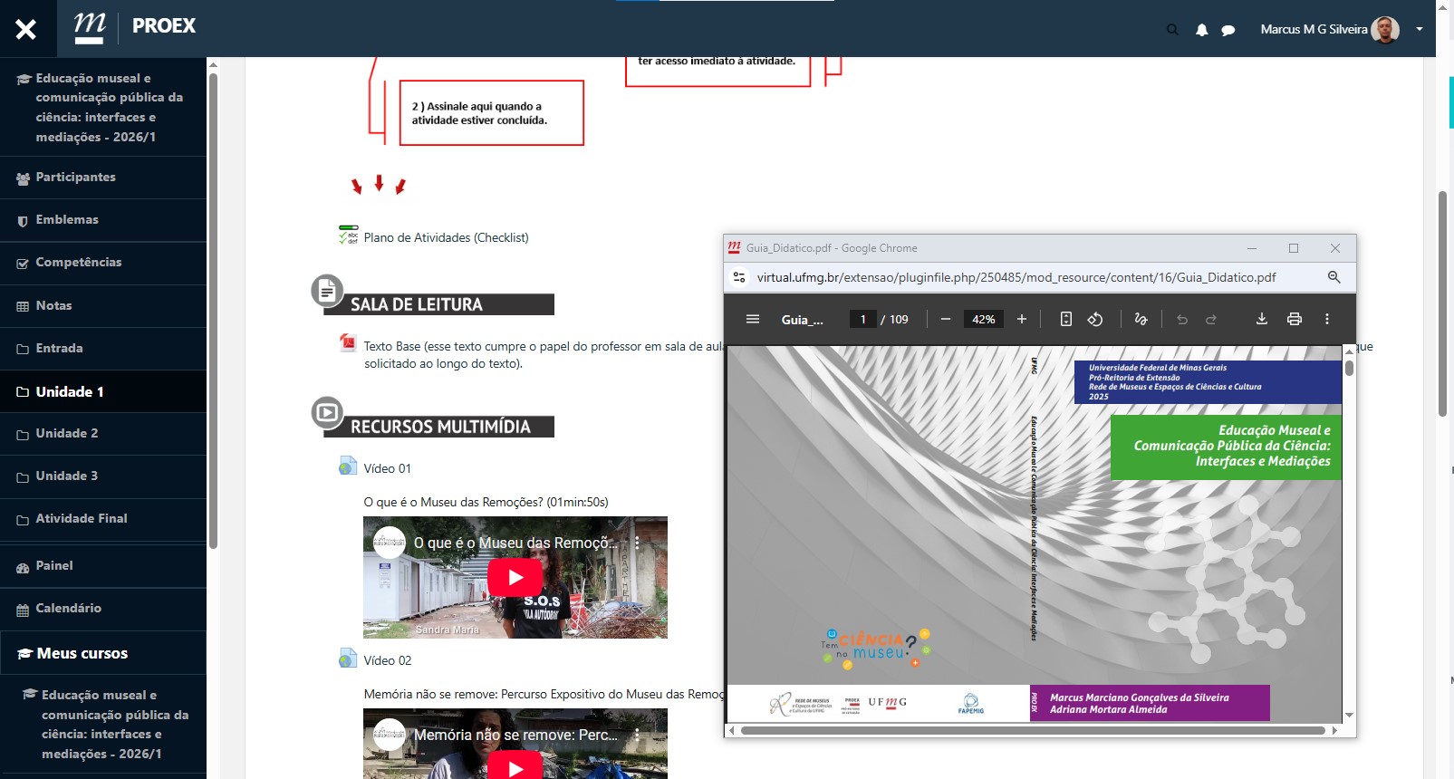 Rede de Museus oferta curso gratuito de extensão a distância: inscrições até o dia 19 de março