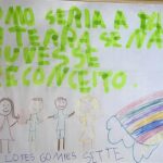desenho de Enzo Lopes Gomes Sette, estudante do 1º ano do Ensino Fundamental em Ponte Nova