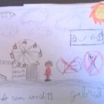 desenho de Gabriel Garcia Reis, 11 anos, estudante do 5º ano do Ensino Fundamental em Belo Horizonte
