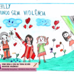 desenho de Kimberly Gonçalves Caetano, 8 anos, estudante do 2º ano do Ensino Fundamental em Fortuna de Minas