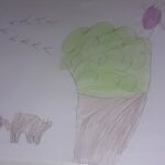 desenho de Miguel de Salles Rufino, 11 anos, estudante do 5º ano do Ensino Fundamental em Belo Horizonte