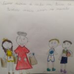 desenho de Mirella Antônia Theodoro, 10 anos, estudante do 4º ano do Ensino Fundamental em Belo Horizonte