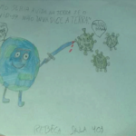 desenho de Rebeca de Couto Borges, 10 anos, estudante do 4º ano do Ensino Fundamental em Belo Horizonte