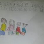 desenho de Samira Siqueira de Souza Santos, 9 anos, estudante do 3º ano do Ensino Fundamental em Belo Horizonte